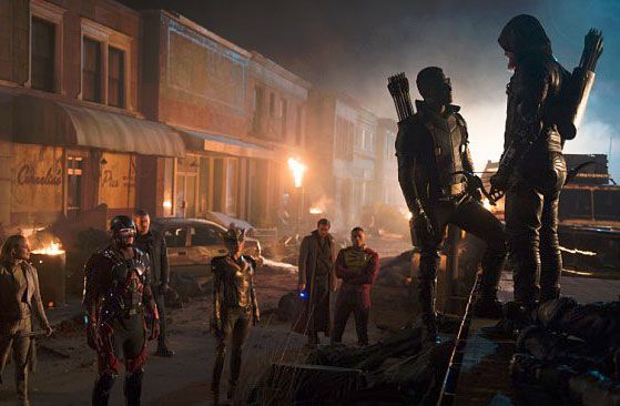 DC's Legends of Tomorrow : Foto Caity Lotz, Stephen Amell, Arthur Darvill, Wentworth Miller, Brandon Routh