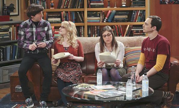 The Big Bang Theory : Foto Jim Parsons, Melissa Rauch, Mayim Bialik, Simon Helberg