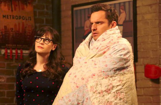 New Girl : Póster Jake Johnson, Zooey Deschanel