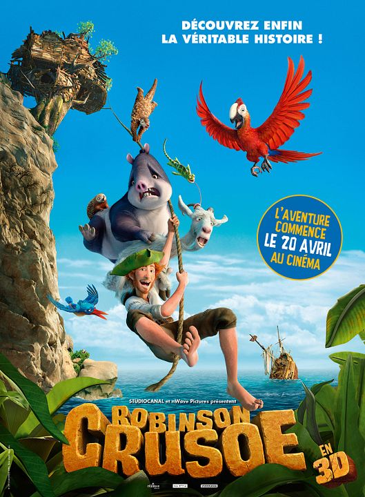 Robinson, una aventura tropical : Póster