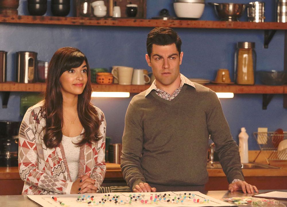 New Girl : Foto Max Greenfield, Hannah Simone