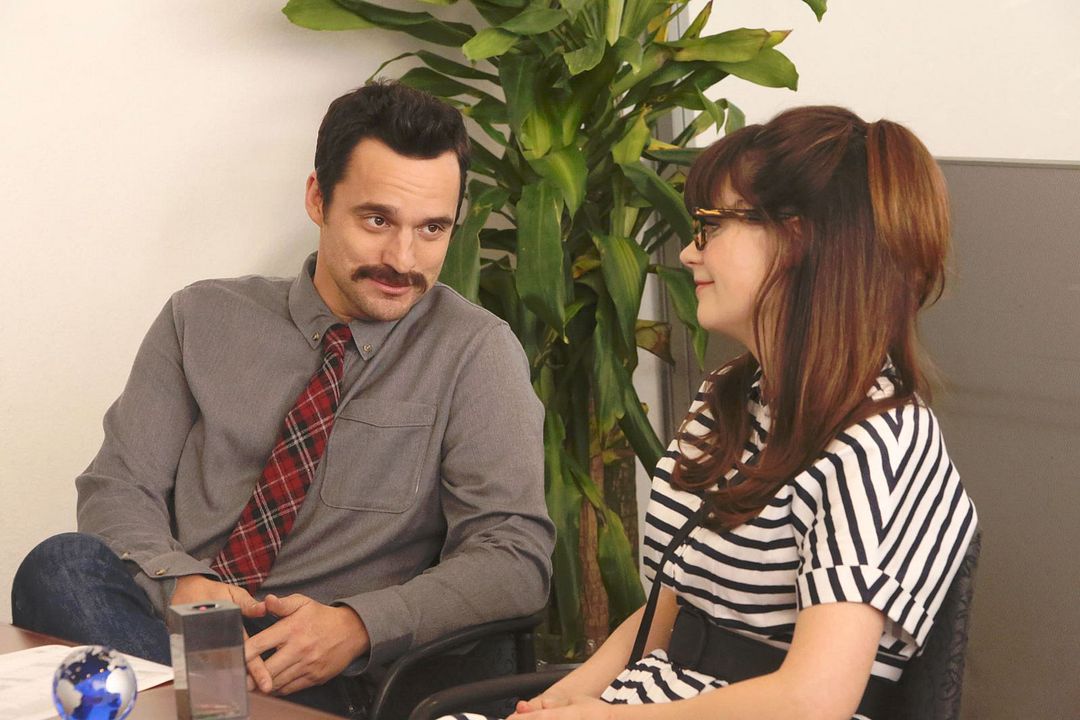 New Girl : Póster Jake Johnson, Zooey Deschanel