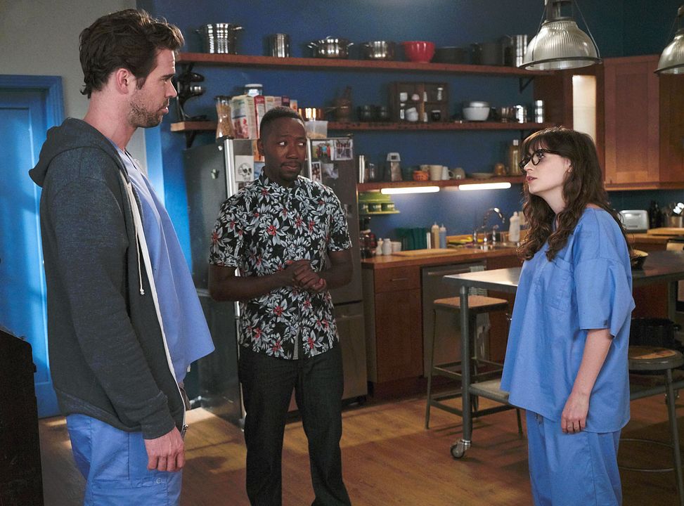 New Girl : Foto Zooey Deschanel, Lamorne Morris