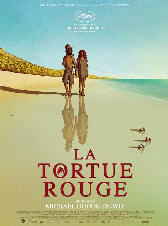La tortuga roja : Póster
