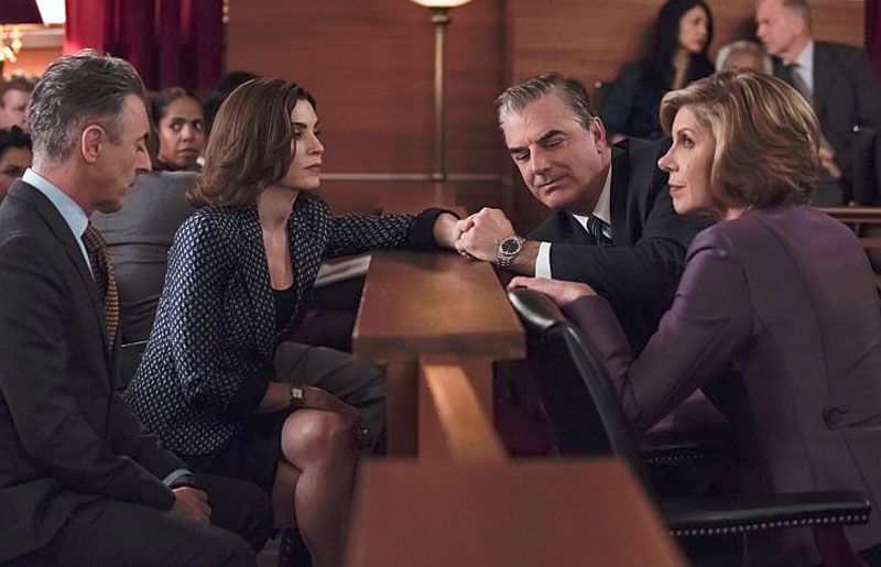 Foto Chris Noth, Christine Baranski