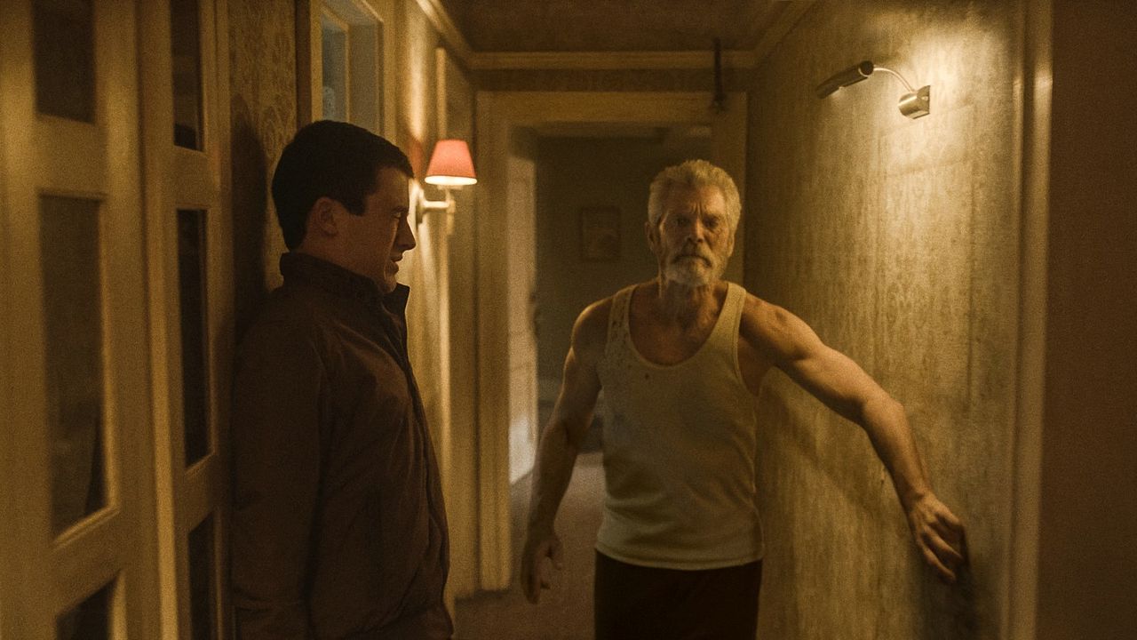 No respires : Foto Dylan Minnette, Stephen Lang