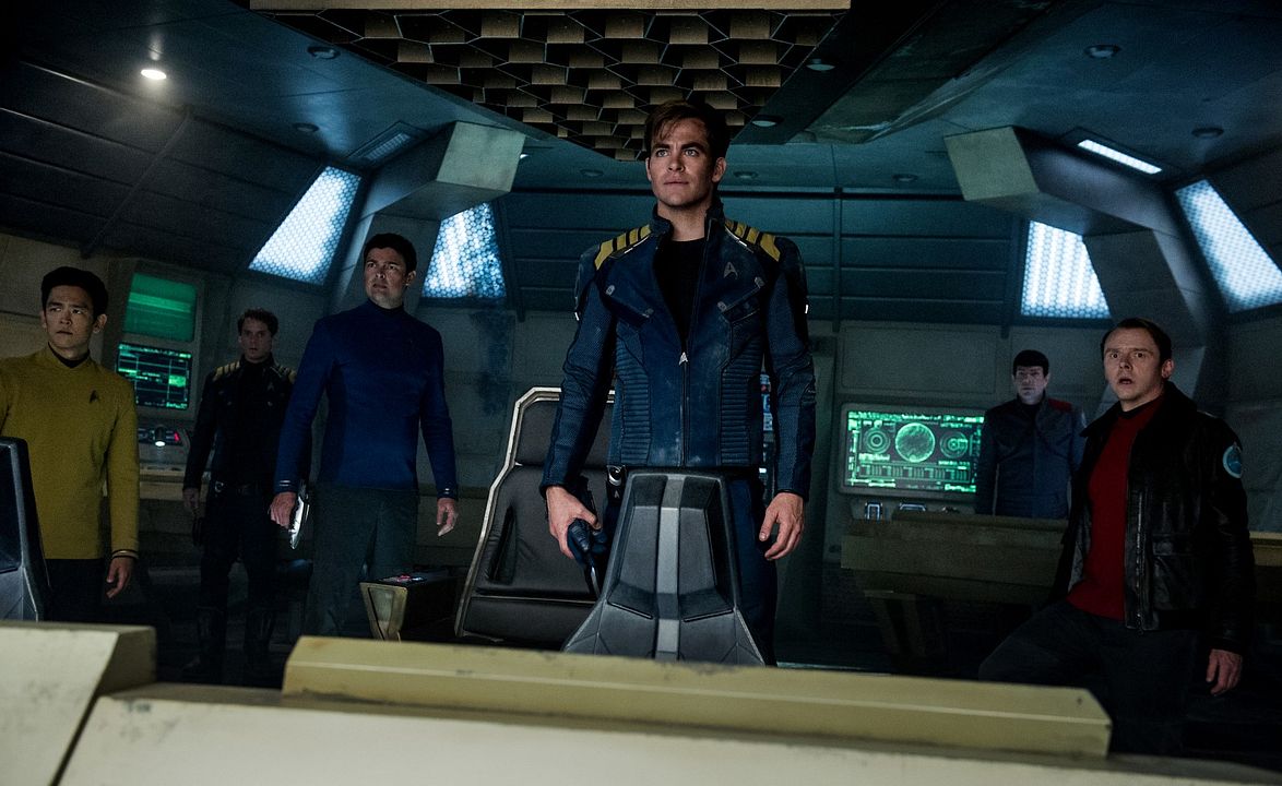 Star Trek: Sin límites : Foto Karl Urban, Zachary Quinto, Chris Pine, Simon Pegg, John Cho