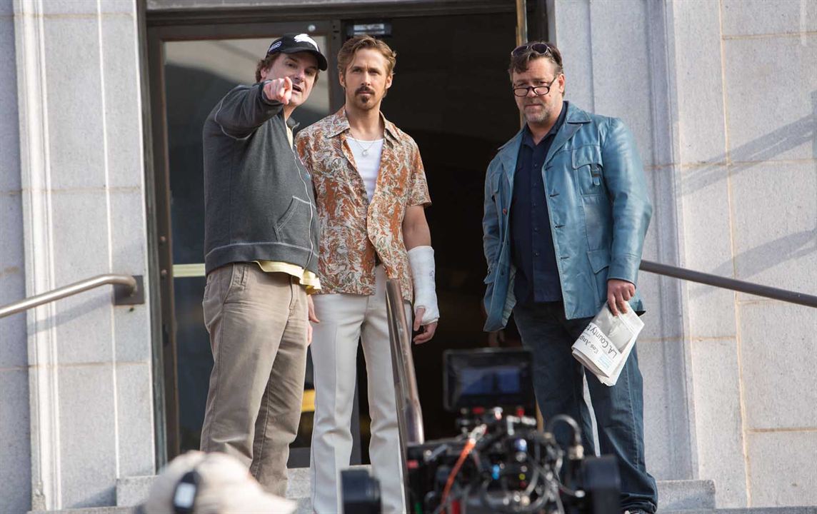 Dos tipos peligrosos : Foto Russell Crowe, Shane Black, Ryan Gosling