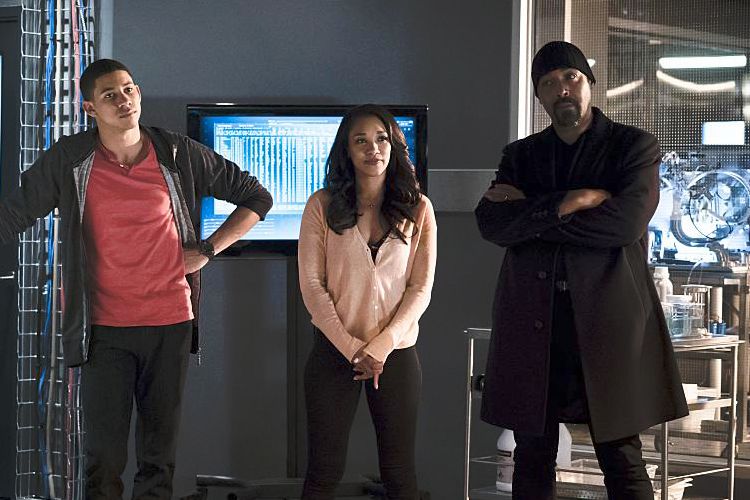 Flash : Foto Jesse L. Martin, Candice Patton