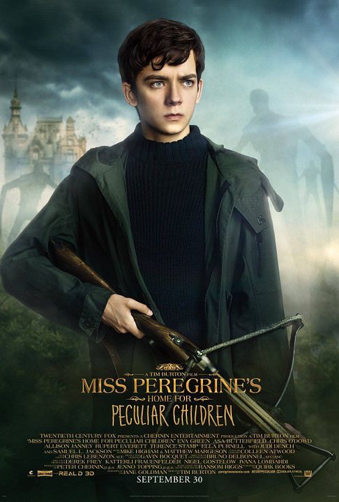 El hogar de Miss Peregrine para niños peculiares : Póster
