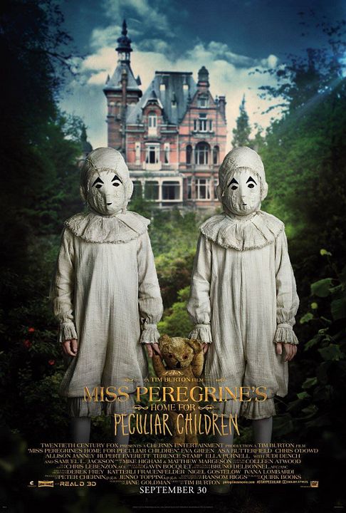 El hogar de Miss Peregrine para niños peculiares : Póster