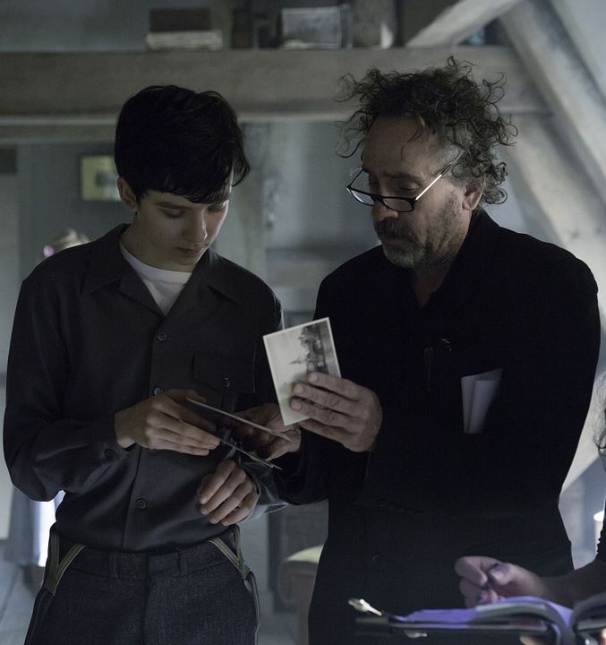El hogar de Miss Peregrine para niños peculiares : Foto Asa Butterfield, Tim Burton