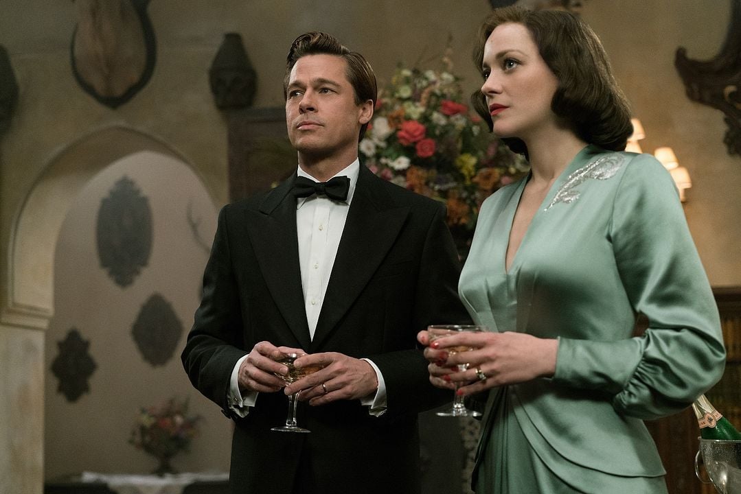 Aliados : Foto Brad Pitt, Marion Cotillard