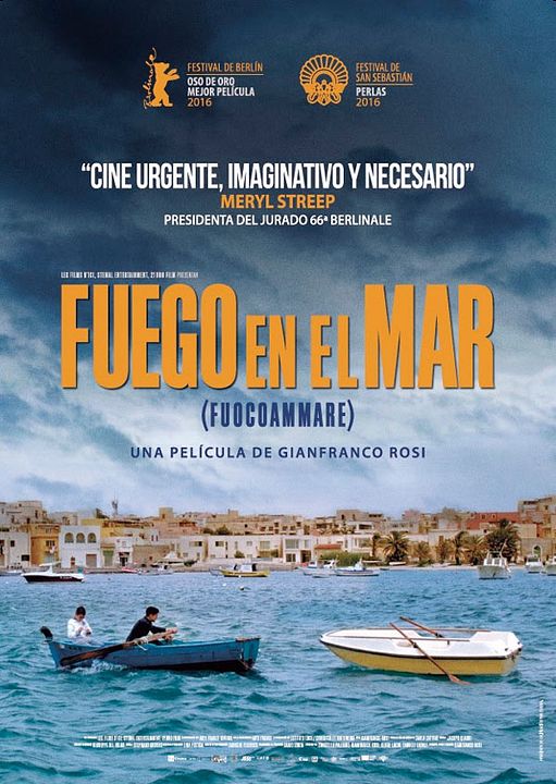 Fuego en el mar : Póster