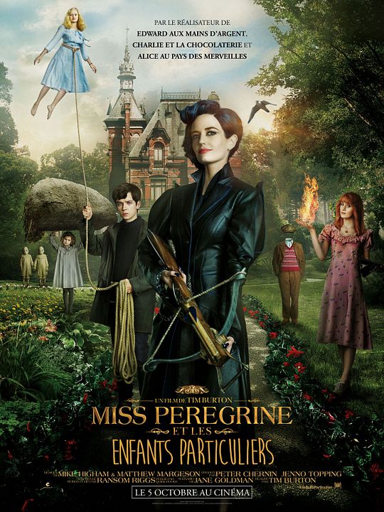 El hogar de Miss Peregrine para niños peculiares : Póster
