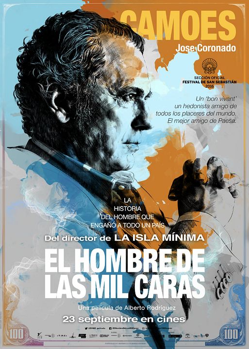 El hombre de las mil caras : Póster