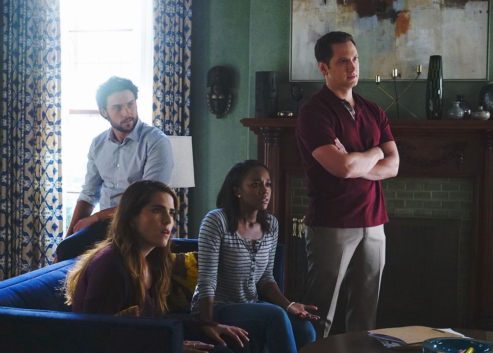 How To Get Away With Murder : Foto Karla Souza, Aja Naomi King, Jack Falahee, Matt McGorry