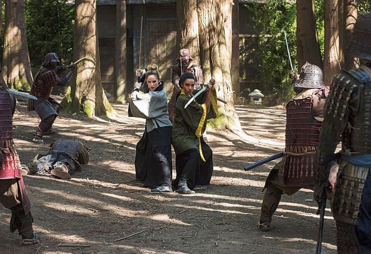 DC's Legends of Tomorrow : Foto Maisie Richardson-Sellers, Caity Lotz