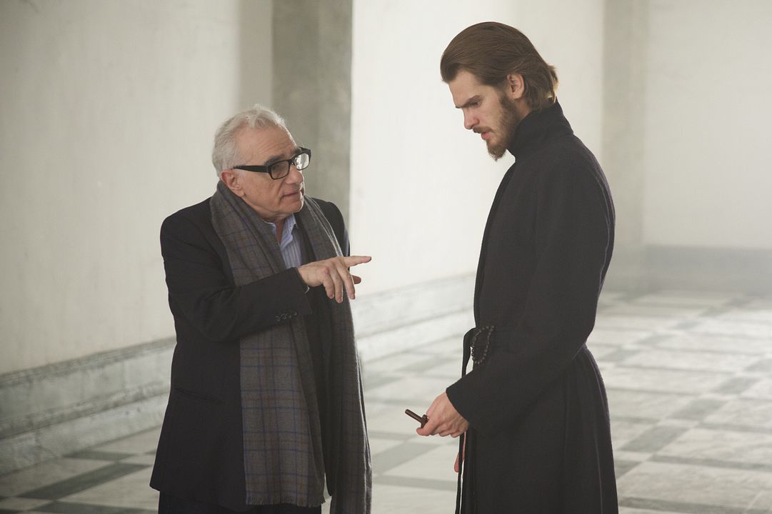 Silencio : Foto Andrew Garfield, Martin Scorsese
