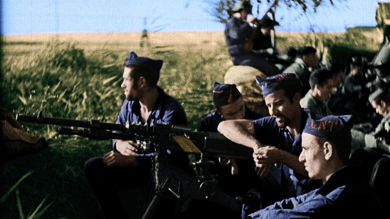 España en dos trincheras. La guerra civil en color : Foto