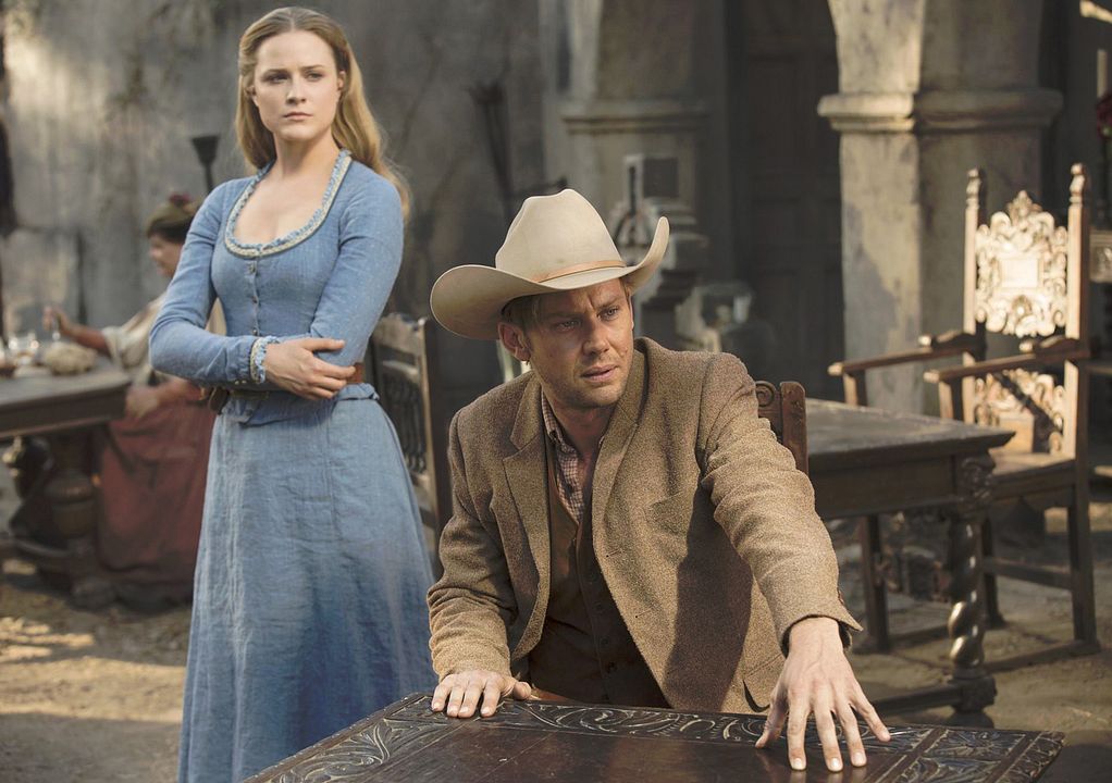 Westworld : Foto Jimmi Simpson, Evan Rachel Wood