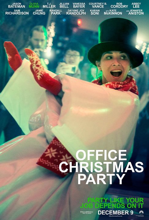 Fiesta de navidad en la oficina : Póster