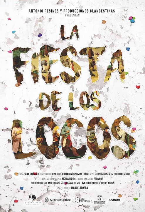 La fiesta de los locos : Póster