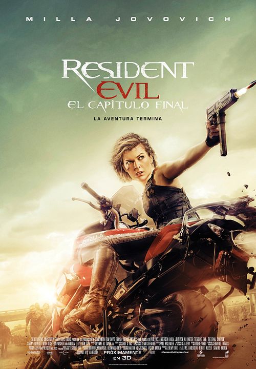Resident Evil: El capítulo final : Póster