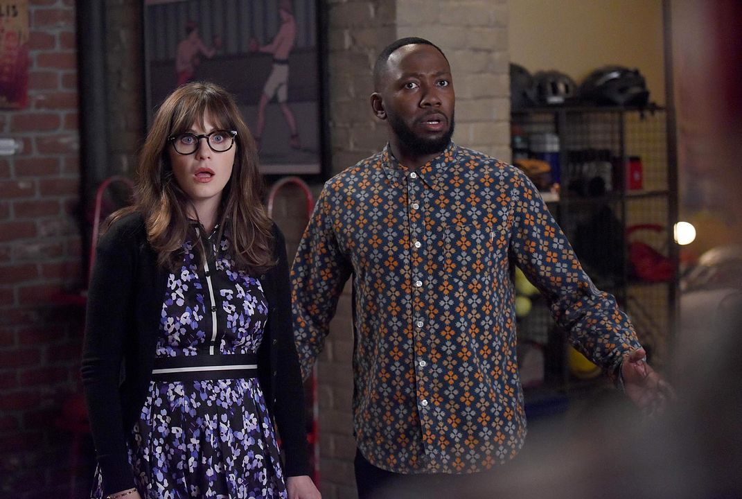 New Girl : Foto Zooey Deschanel, Lamorne Morris