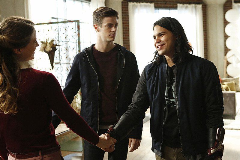 Supergirl : Foto Carlos Valdes, Grant Gustin, Melissa Benoist
