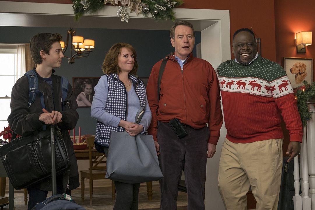 ¿Tenía que ser él? : Foto Griffin Gluck, Bryan Cranston, Megan Mullally, Cedric The Entertainer
