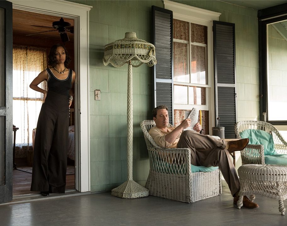 Vivir de noche : Foto Zoe Saldana, Ben Affleck