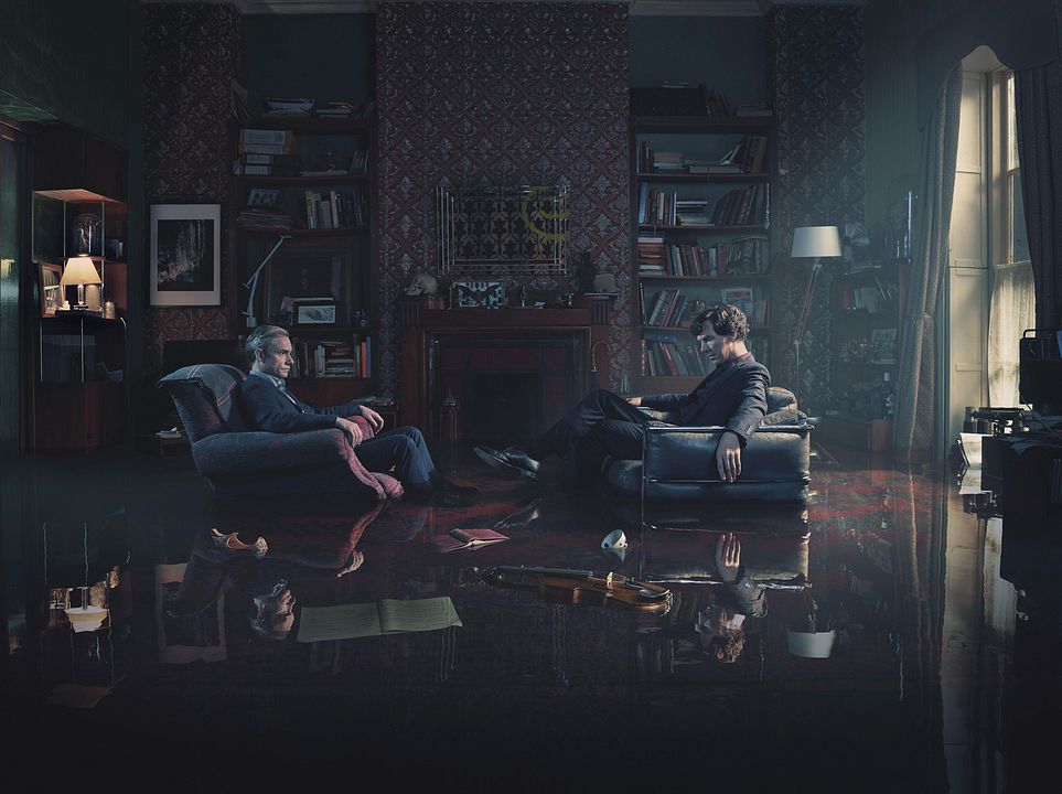 Foto Benedict Cumberbatch, Martin Freeman