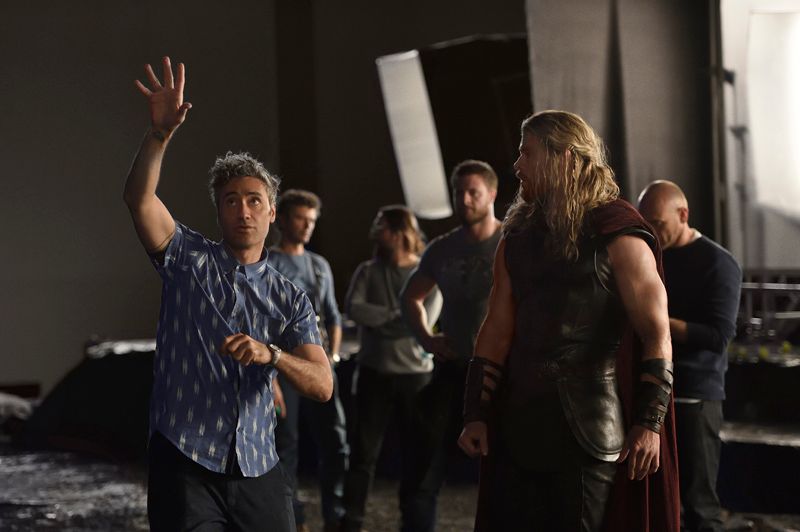 Thor: Ragnarok : Foto Taika Waititi, Chris Hemsworth