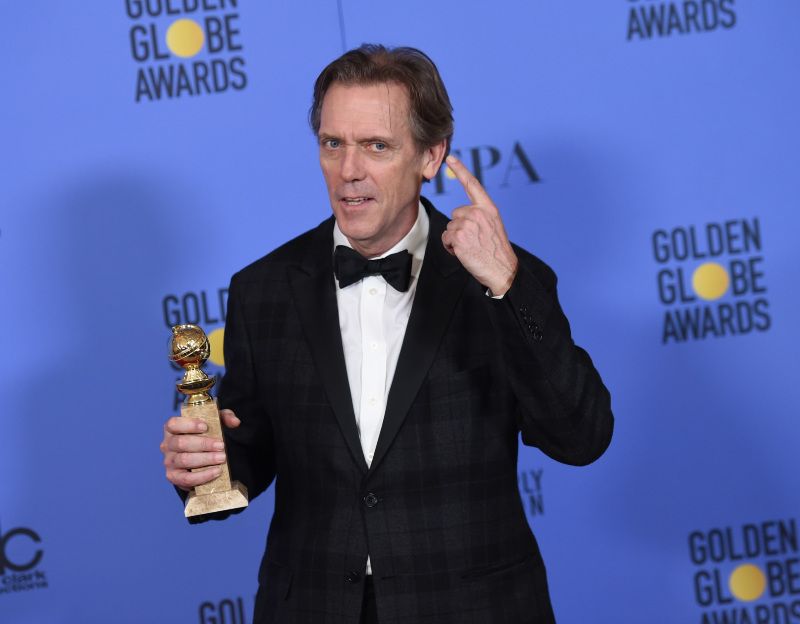 Cobertura de revista Hugh Laurie