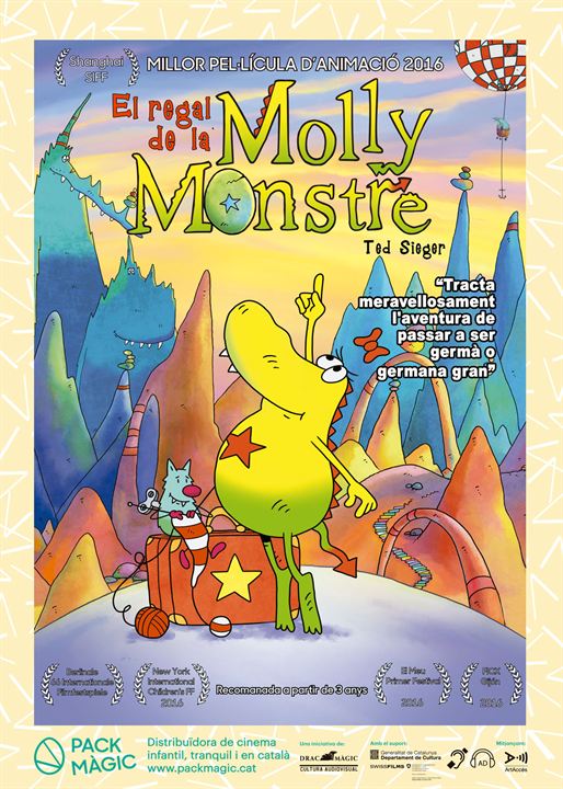 El regalo de Molly Monster : Póster