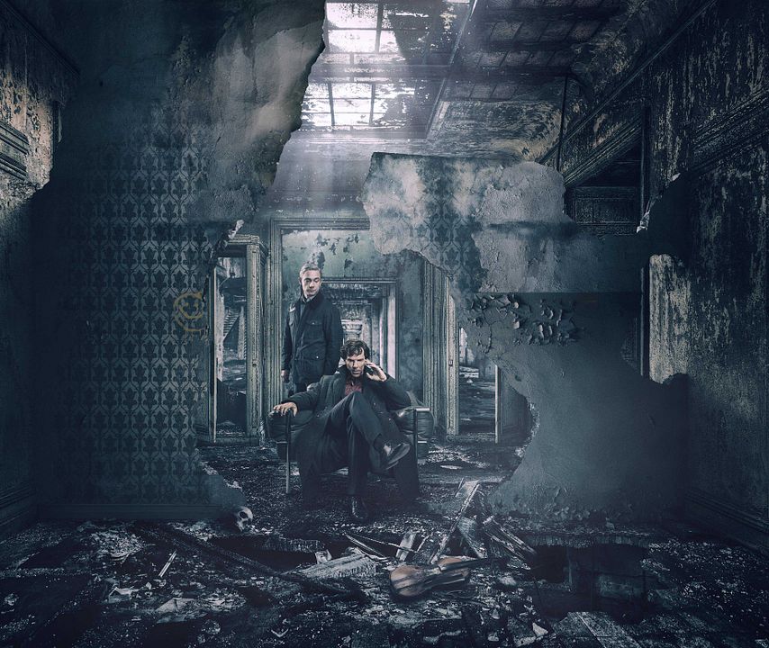 Sherlock : Foto Benedict Cumberbatch, Martin Freeman