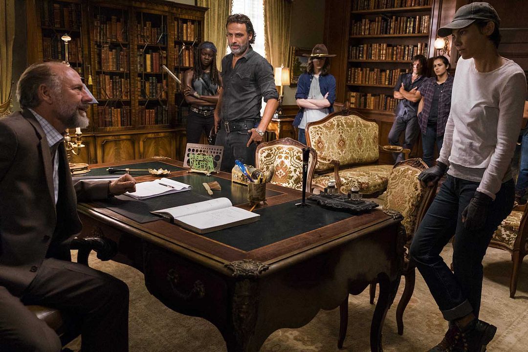 The Walking Dead : Foto Lauren Cohan, Alanna Masterson, Danai Gurira, Xander Berkeley, Norman Reedus, Chandler Riggs, Sonequa Martin-Green, Andrew Lincoln