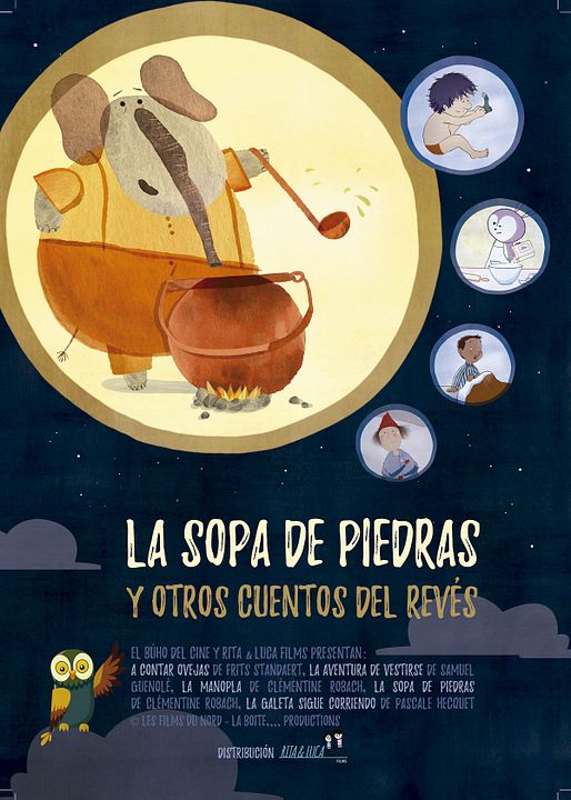 La sopa de piedras (y otros cuentos al revés) : Póster