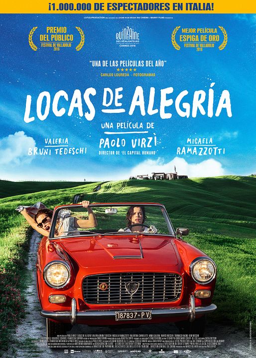 Locas de alegría : Póster