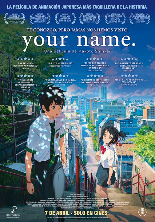 Your Name : Póster