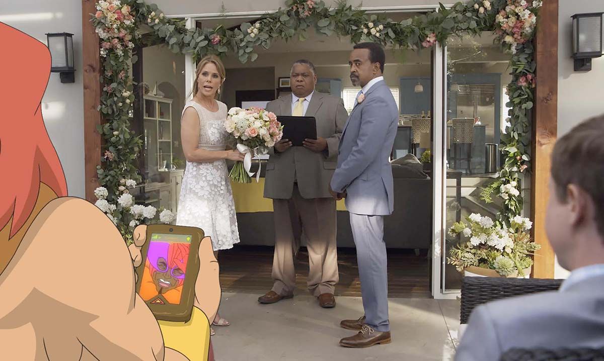 Foto Cheryl Hines, Tim Meadows