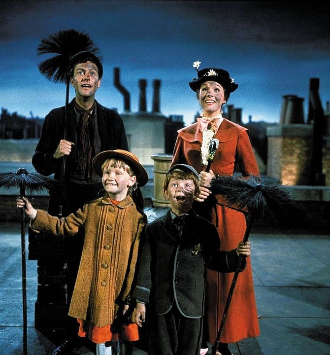 Mary Poppins : Foto Julie Andrews, Dick Van Dyke