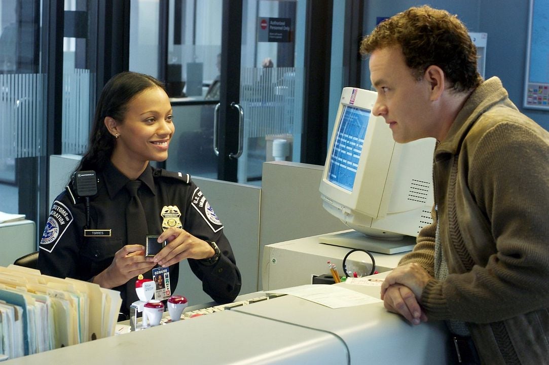 La terminal : Foto Tom Hanks, Zoe Saldana
