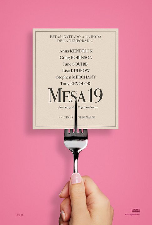 Mesa 19 : Póster