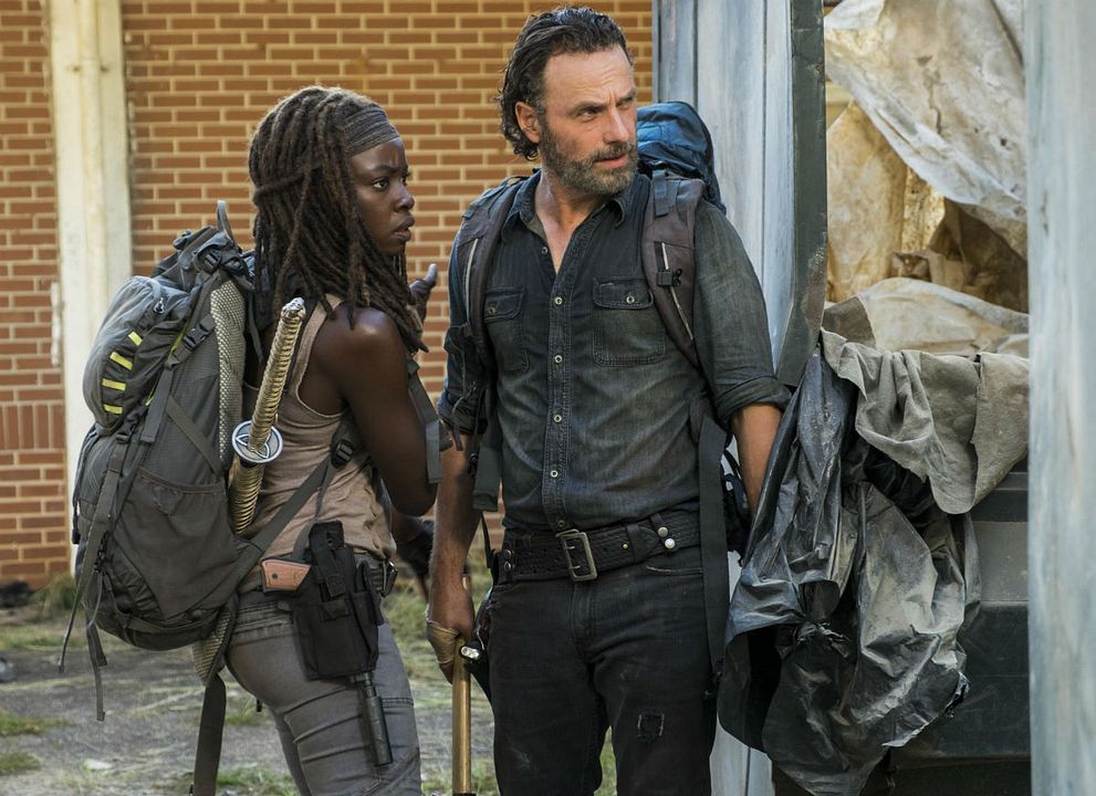 The Walking Dead : Póster Andrew Lincoln, Danai Gurira