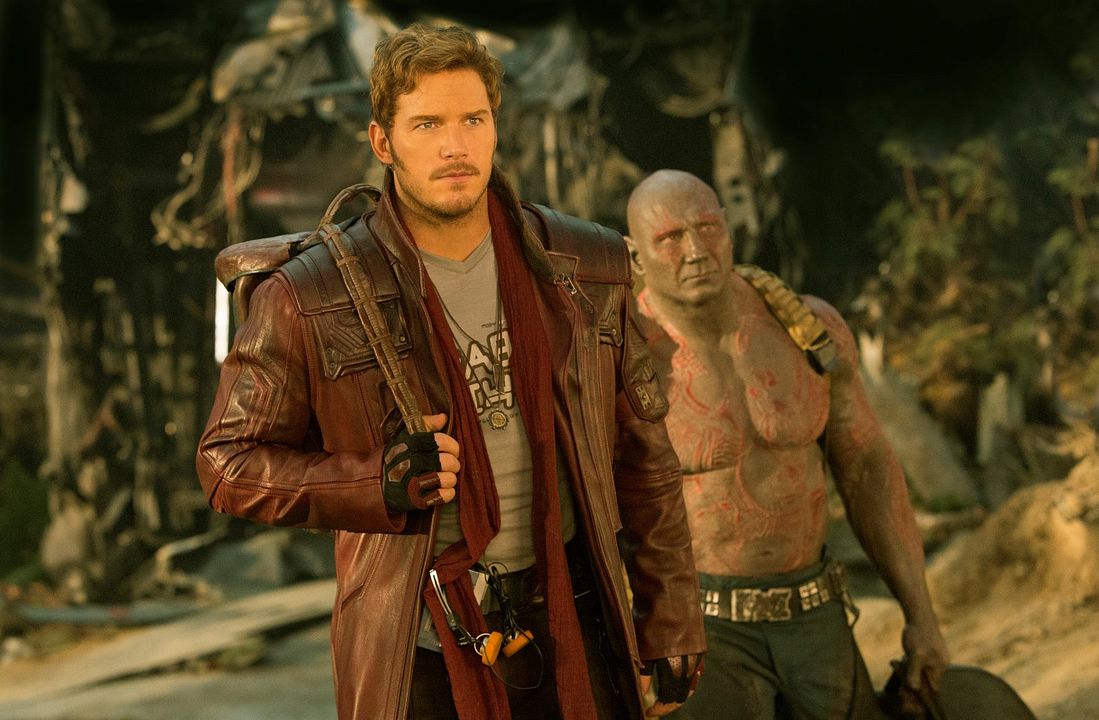 Guardianes de la Galaxia Vol. 2 : Foto Dave Bautista, Chris Pratt