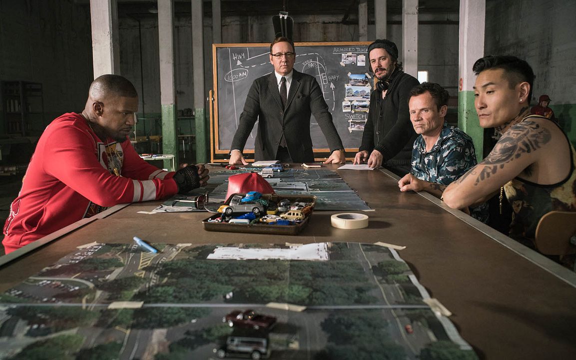 Baby Driver: el aprendiz del crimen : Foto Edgar Wright, Kevin Spacey, Jamie Foxx