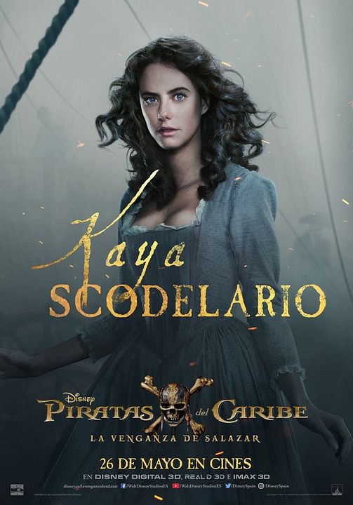 Piratas del Caribe: La venganza de Salazar : Póster