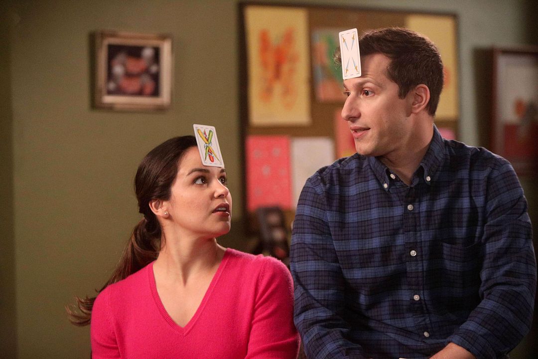 Brooklyn, Precinto 99 : Foto Andy Samberg, Melissa Fumero